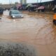 Flooded section of Oju Ore Road in Ado-Odo/Ota, Ogun State