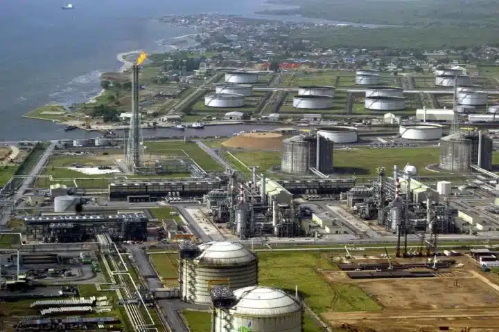 Nigeria crude oil production facility