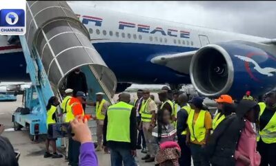 South Africa Evacuation as the final batch of Nigerian returnees arrives at Murtala Muhammed International Airport in Lagos.
